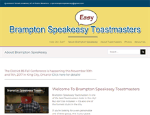Tablet Screenshot of bramptonspeakeasy.org